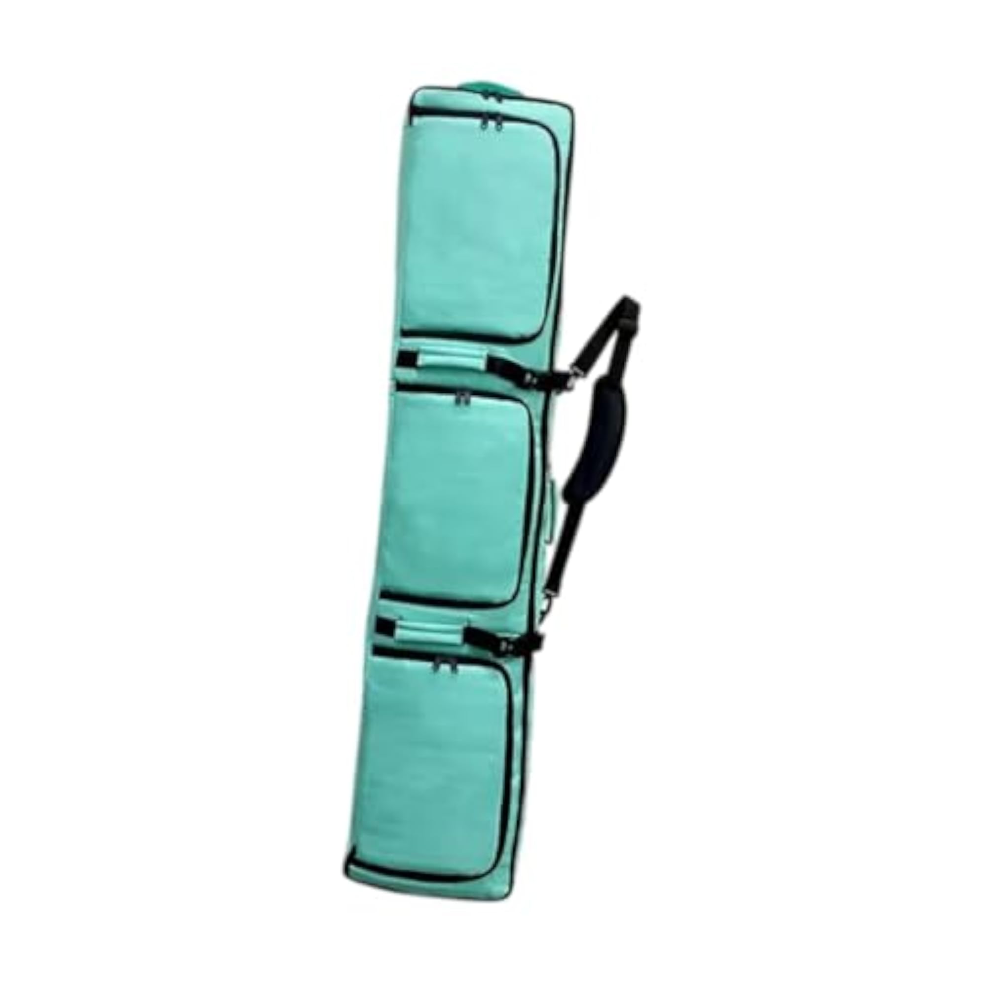 Wheeled Ski Bag with Handle for Easy Transport, Green